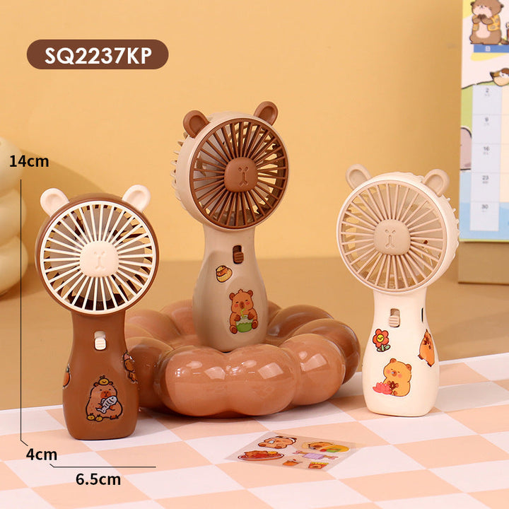 Unisex Cute Animal-Shaped Handheld Fan Kalsten