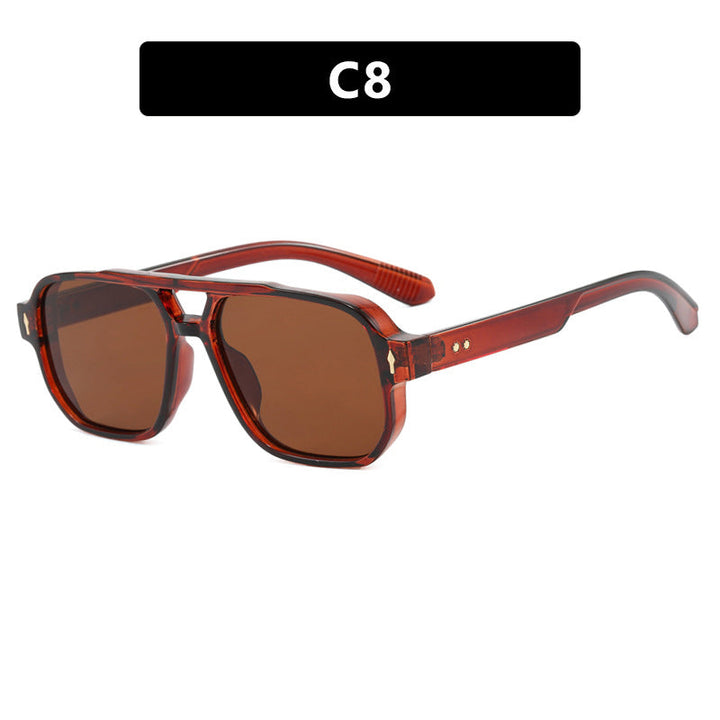 Women's trendy square sunglasses with luxurious details Kalsten