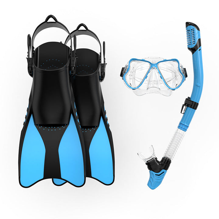 Premium Snorkel Set with Ergonomic Fins and Clear Dive Mask Kalsten
