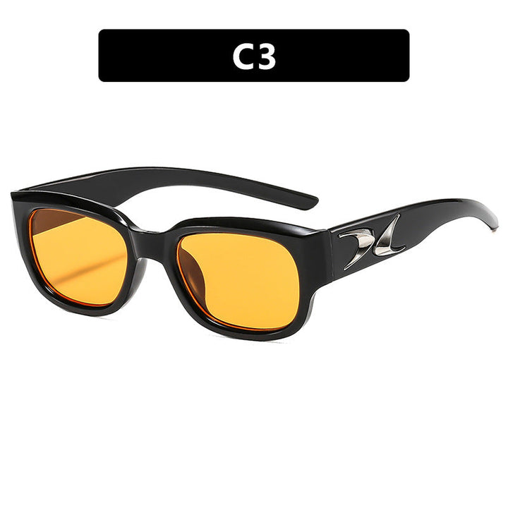 Women's sunglasses in fashionable retro design with stylish accents Kalsten