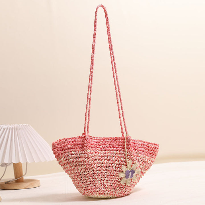 Fashionable and Handcrafted Handbag with Floral Accent Kalsten