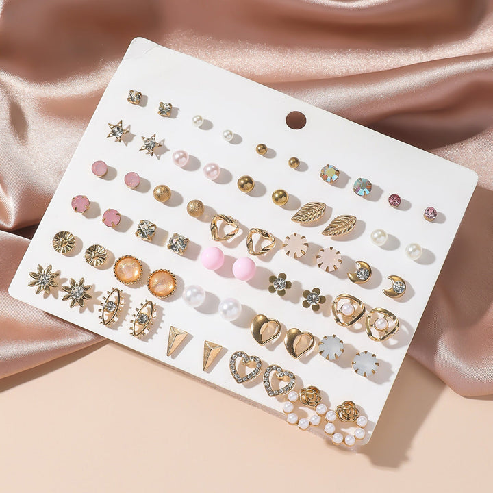 Earring set with gold accents Kalsten