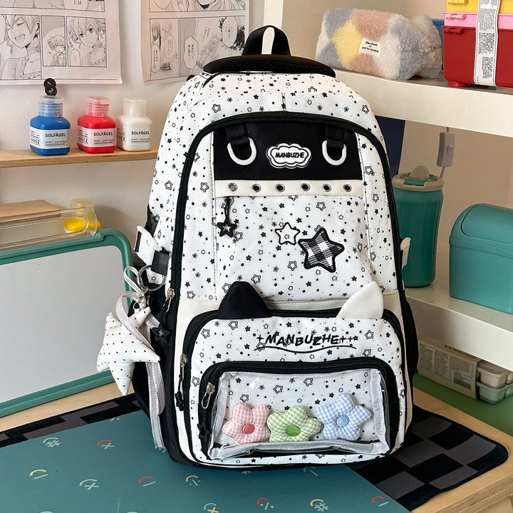 Cute Plush Animal Ear School Backpack