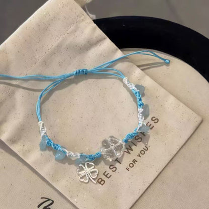 Adjustable Crystal Charm Bracelet Acalora
