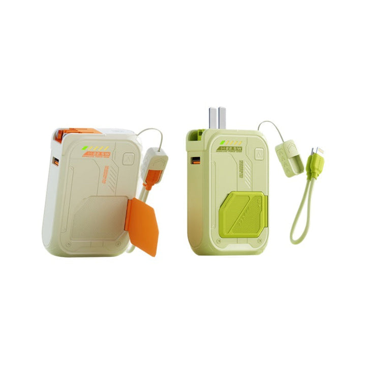 Portable power bank with integrated fast charging function and water protection Kalsten
