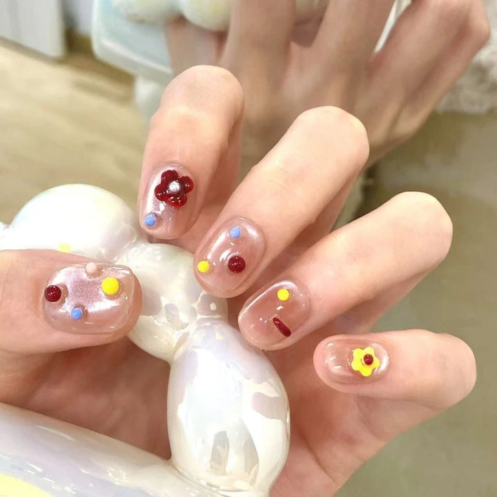 Artificial nails with elegant ombre finish Kalsten