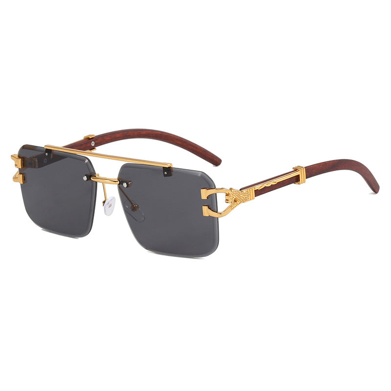 Women's fashionable glasses with innovative frame and luxurious wood detail Kalsten