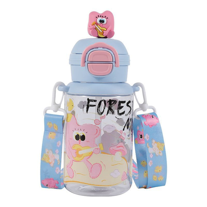 Ladies Insulated Water Bottle with Interactive Animal Head Lid Kalsten