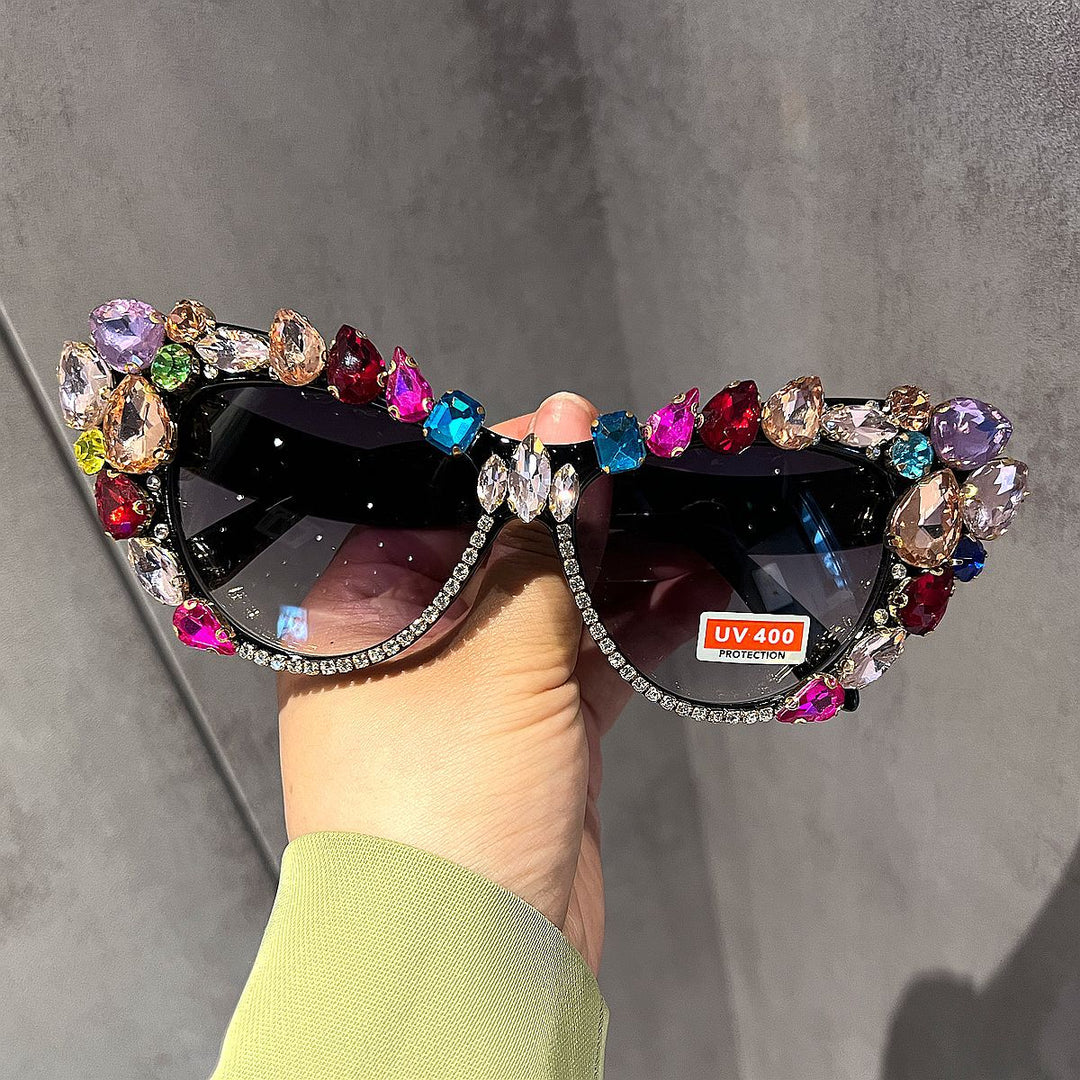 Ladies Glamorous Crystal Sunglasses Kalsten