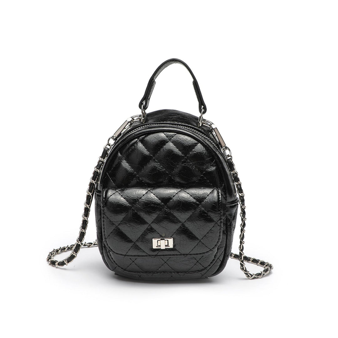 Quilted Metallic Mini Backpack Kalsten