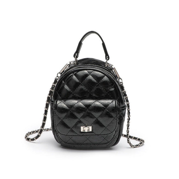 Quilted Metallic Mini Backpack Kalsten