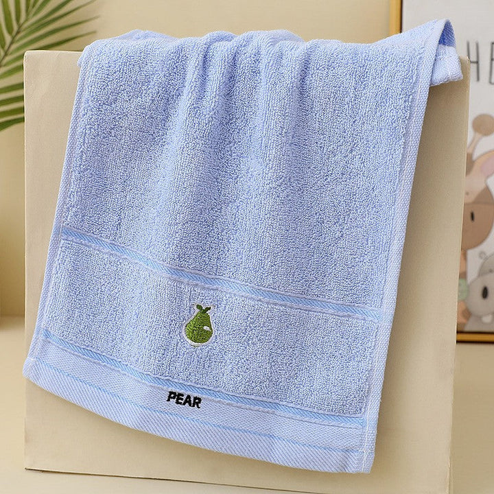 Ladies cotton towel with fresh pear motif Kalsten