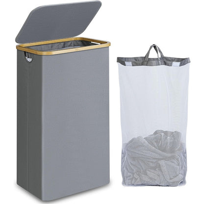 High-quality laundry basket with removable and washable inner bag Acalora