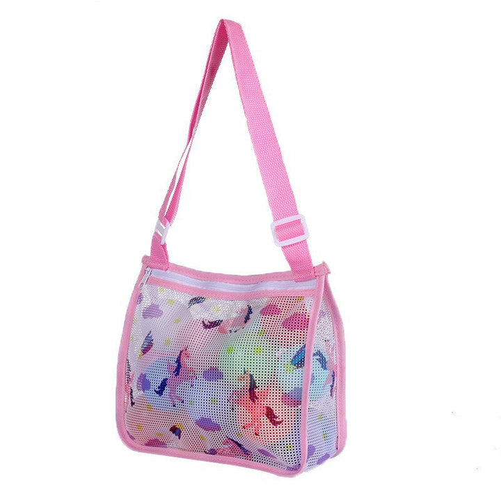 Mesh Beach Bag with Practical Zipper Kalsten