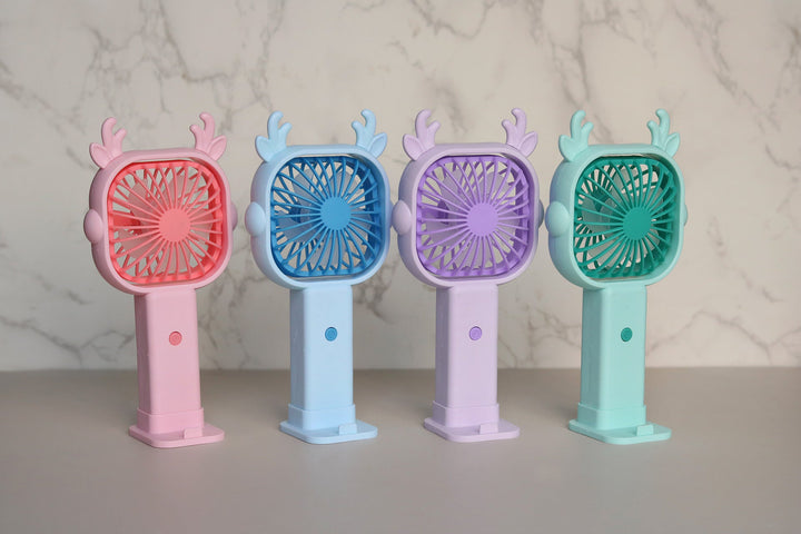 Unisex Portable Mini Fan with Ergonomic Design and Animal Ears Kalsten