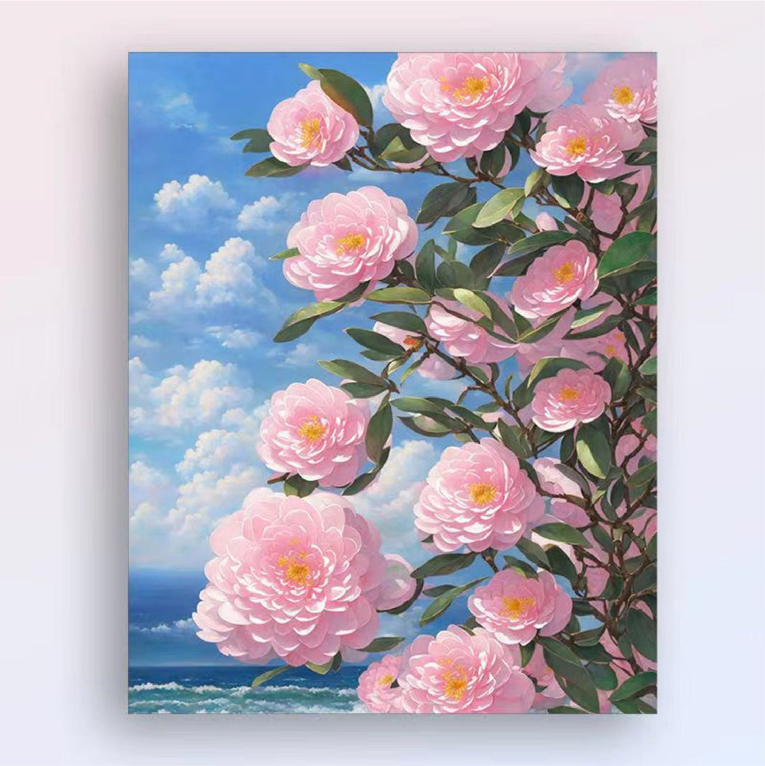 Floral Landscape Canvas Wall Art Kalsten