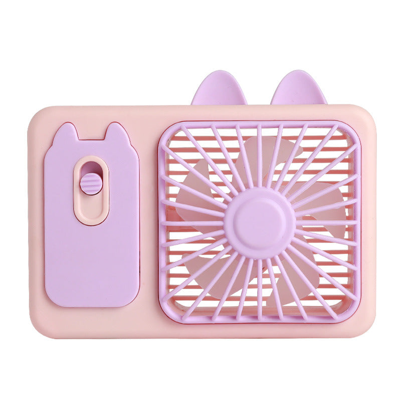 Women's Portable Hand Fan with Integrated Spray Function Kalsten