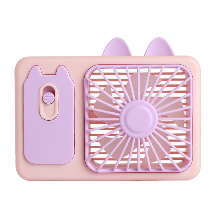 Women's Portable Hand Fan with Integrated Spray Function Kalsten