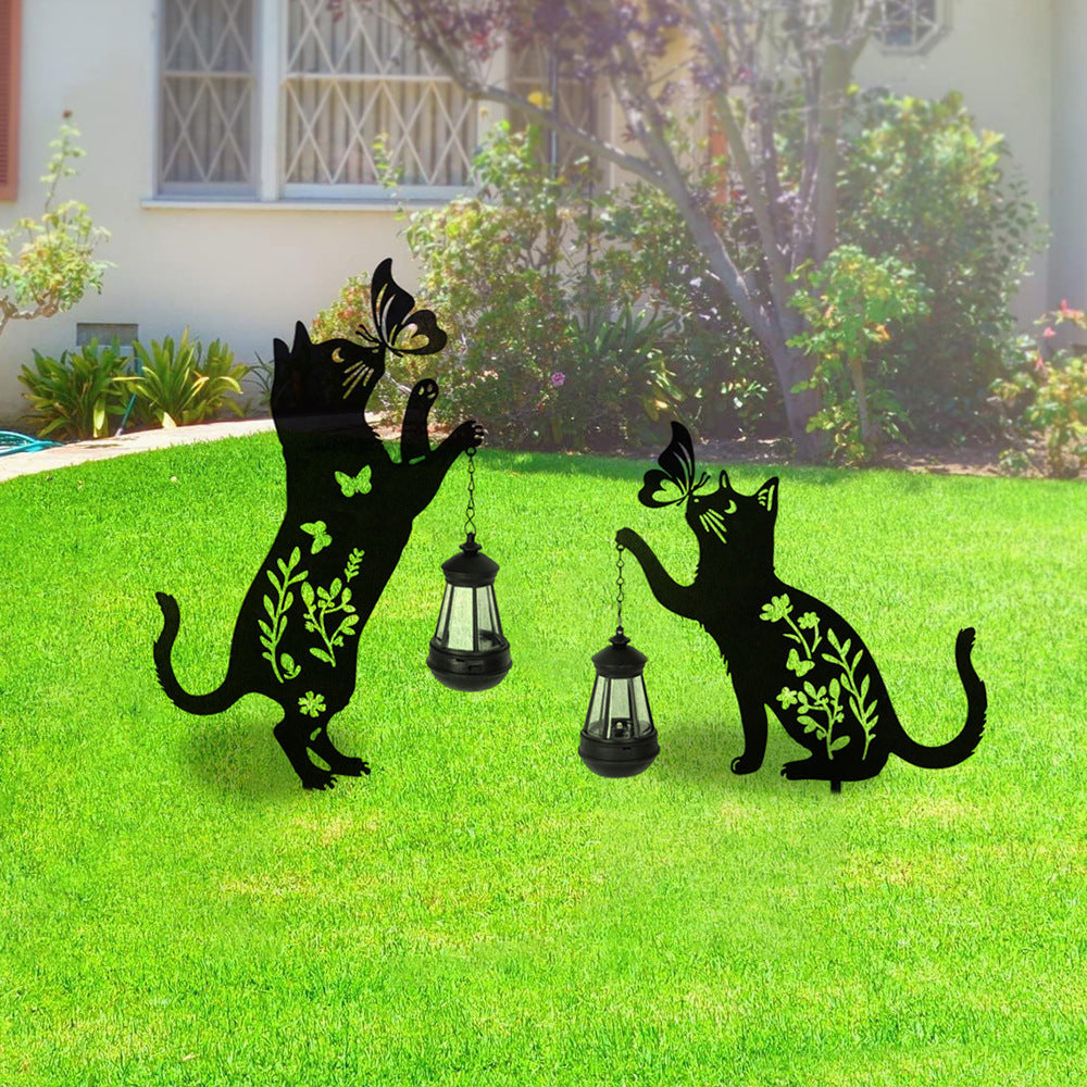 Decorative Hanging Watering Can Garden Stake Ornament With Simulated Cascading Spout Kalsten