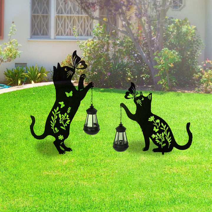 Decorative Hanging Watering Can Garden Stake Ornament With Simulated Cascading Spout Kalsten