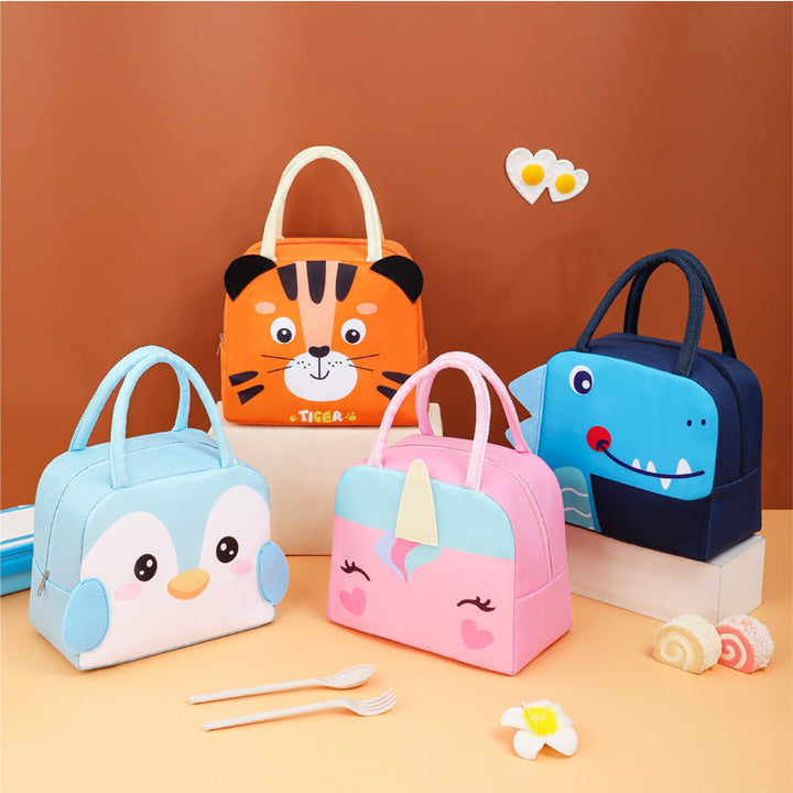 Insulated Lunch Bag with Playful Fox Design Kalsten