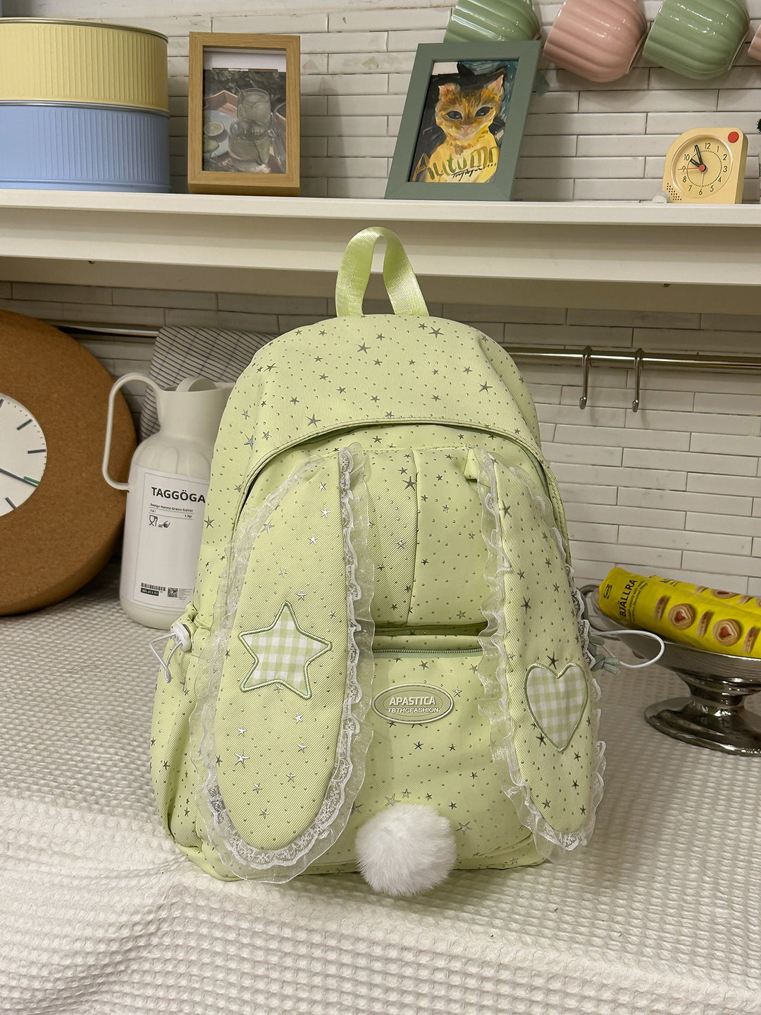 Cute Bunny Ear School Backpack