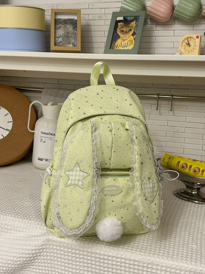 Cute Bunny Ear School Backpack