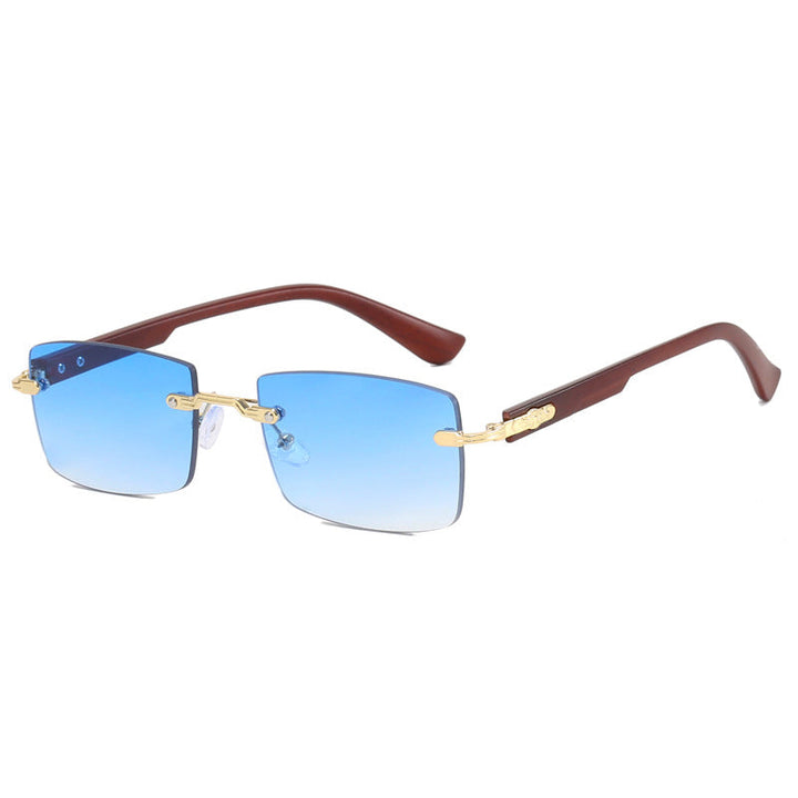 Ladies fashionable square sunglasses with exquisite gold frame Kalsten