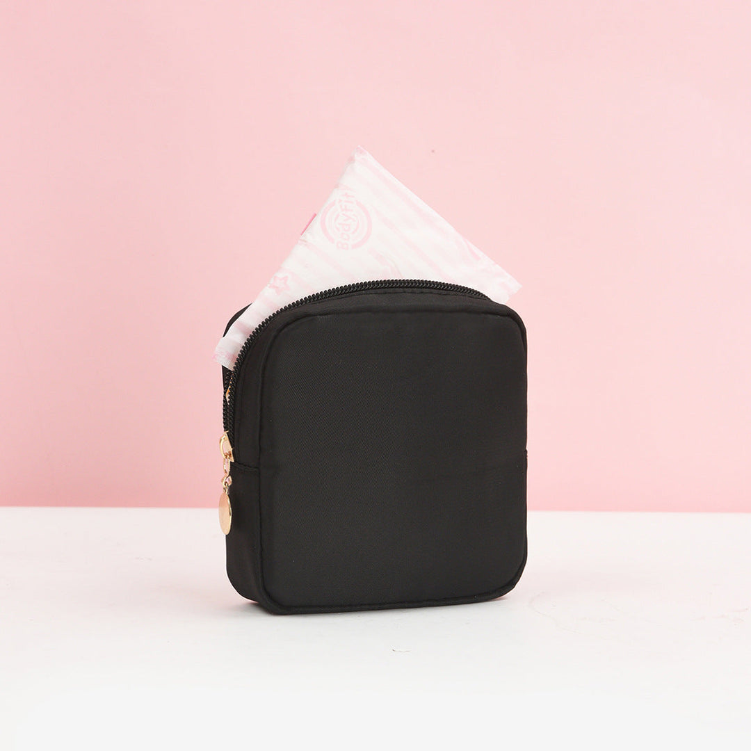 Cosmetic storage bag with fine stripe pattern Kalsten