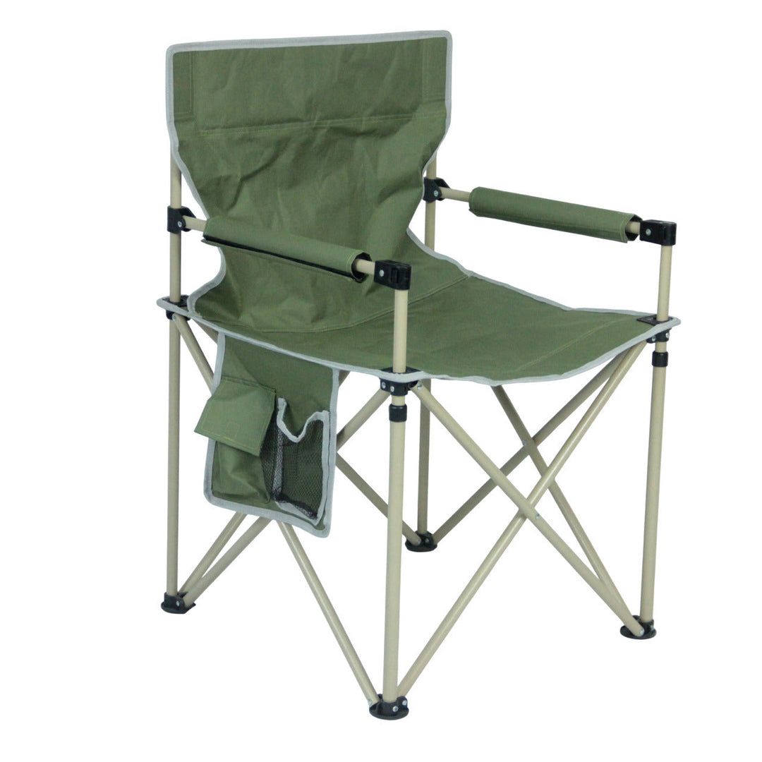 Folding chair with integrated cup holder and carrying bag Kalsten