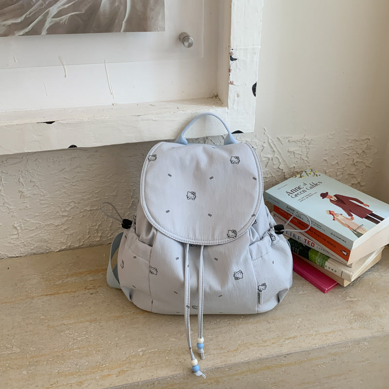 Lightweight Drawstring Closure School Backpack