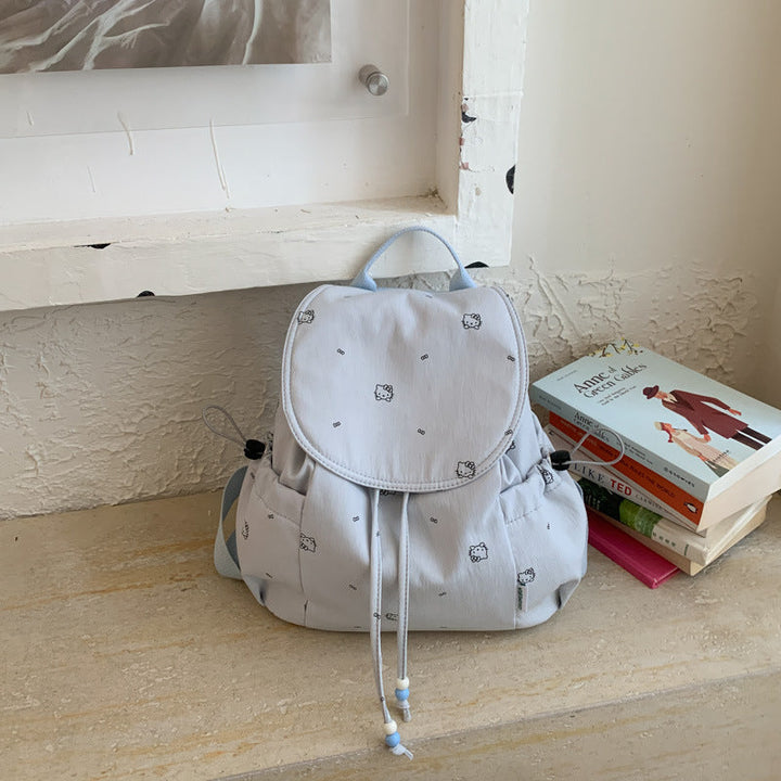 Lightweight Drawstring Closure School Backpack