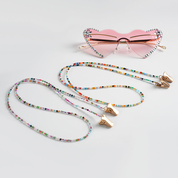 Beaded Eyewear Chain with Secure Clasps kalsten