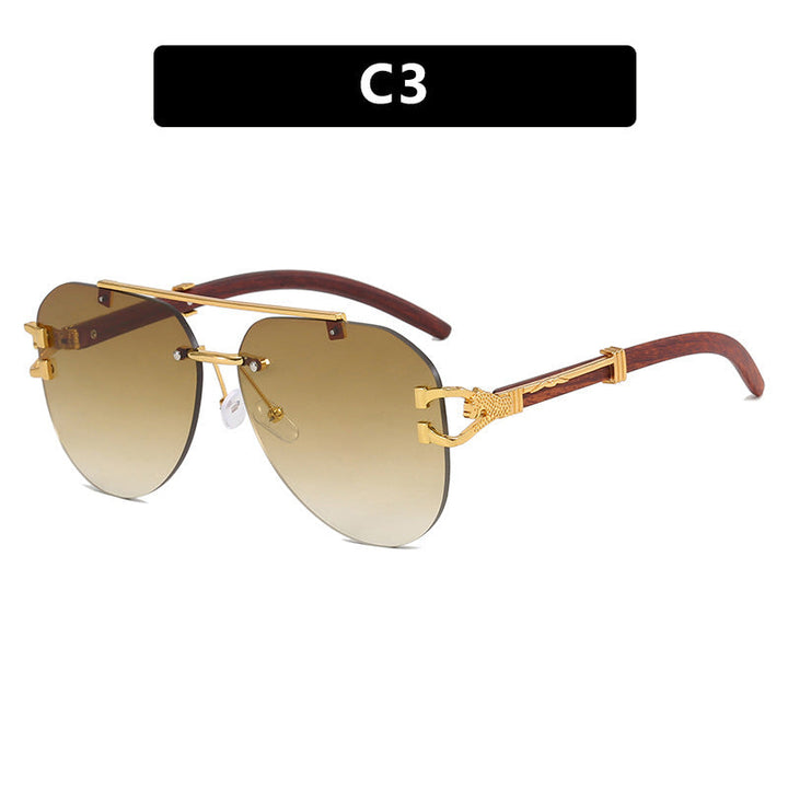 Women's sunglasses with elegant design and wooden accents Kalsten