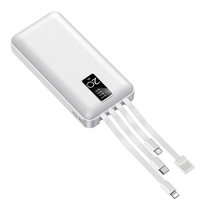 Powerful power bank with integrated multi-cable Kalsten