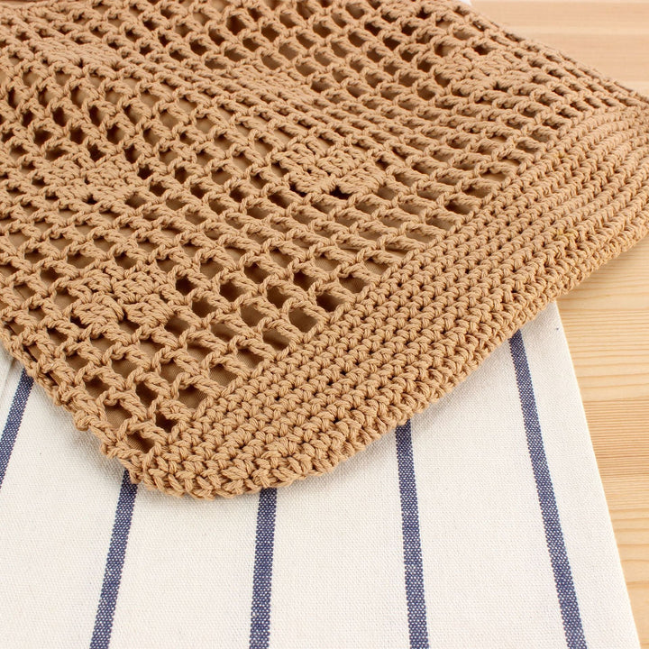 Handbag Made of Handwoven Natural Material Kalsten
