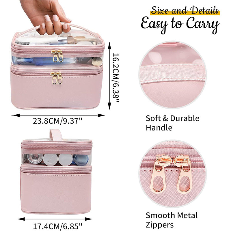 Cosmetic Organizer with Double Compartment Kalsten
