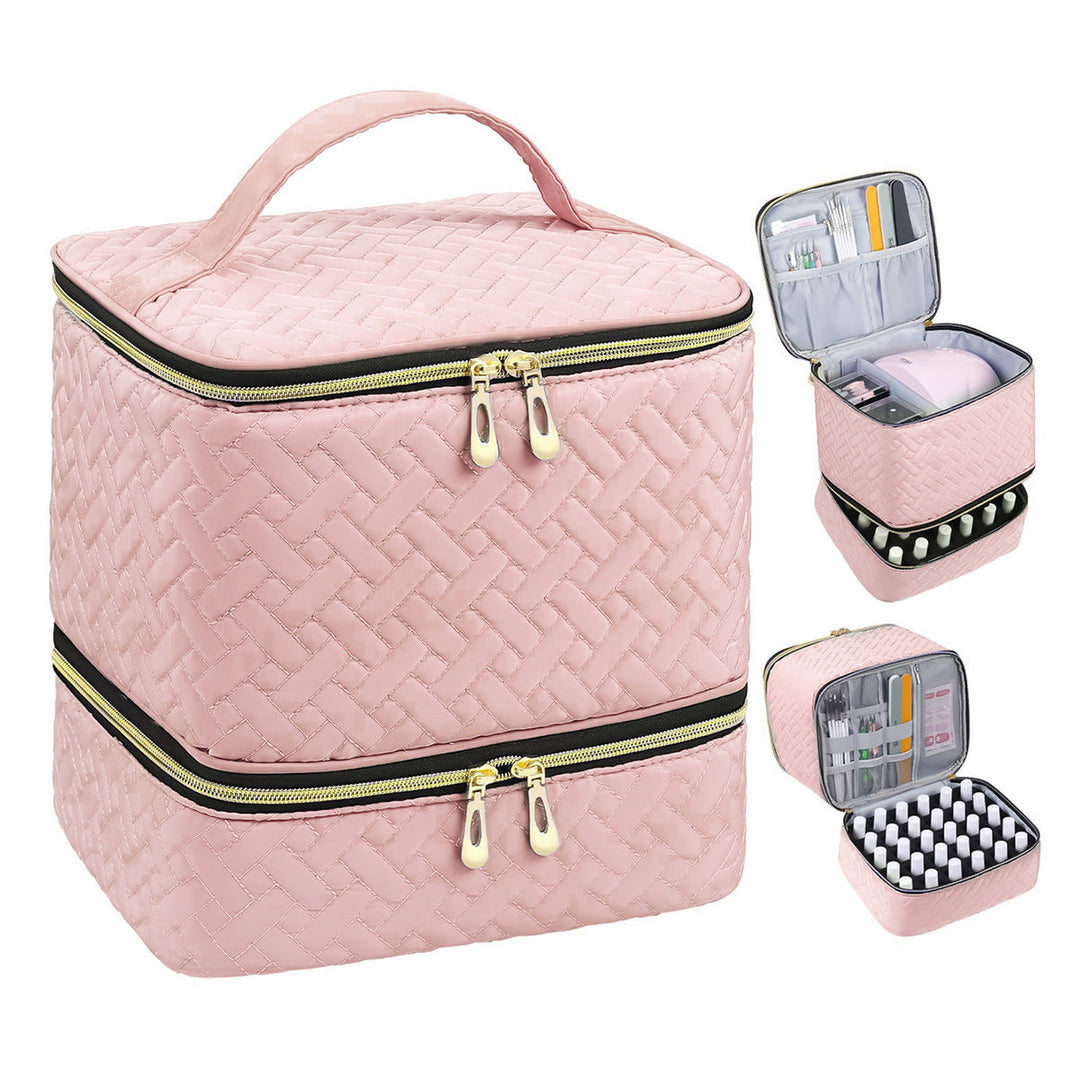 Cosmetic storage bag with multiple compartments Kalsten