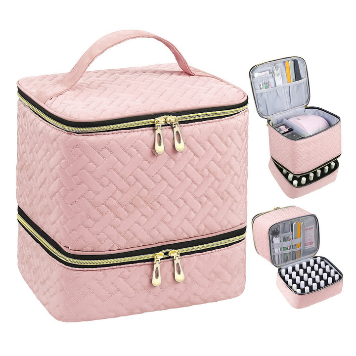 Cosmetic storage bag with multiple compartments Kalsten
