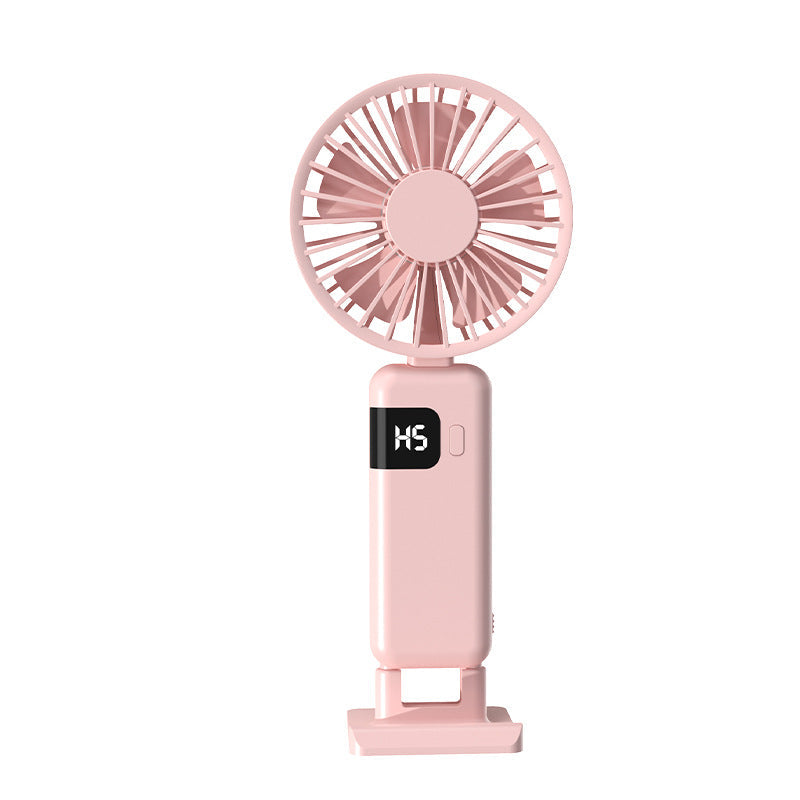 Women’s Portable Handheld Fan with LED Display Kalsten
