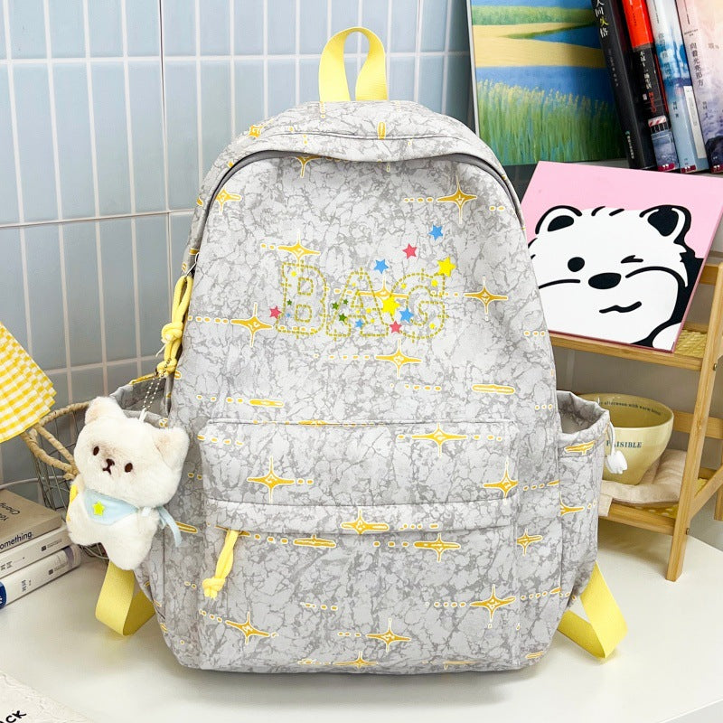 Fun Patterned School Backpack