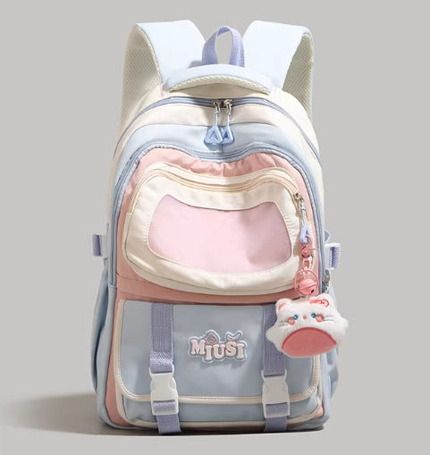 Multi-Functional Clear Pocket School Backpack Kalsten