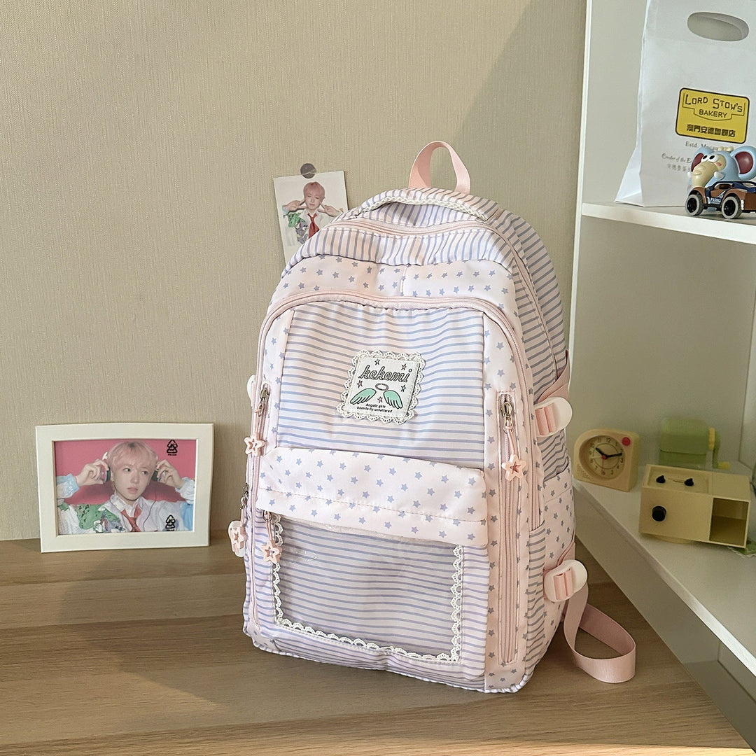 Stylish Multi-Pocket School Backpack
