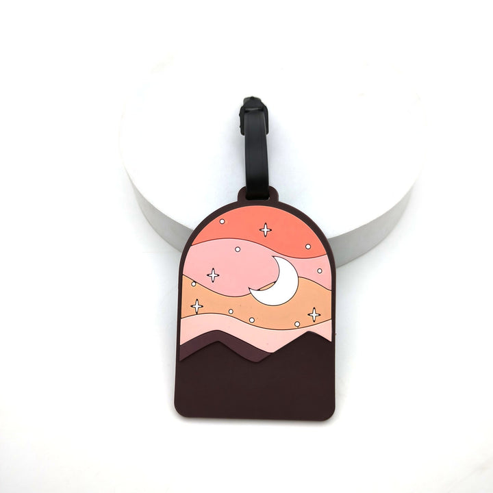 illustrated scenic silicone luggage tag Kalsten