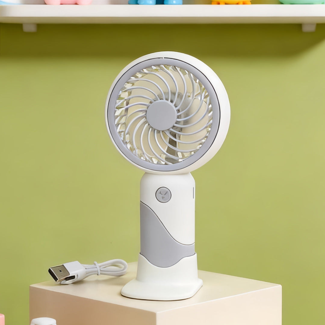 Women's Portable Mini Fan with Flexible Mount and USB Connection Kalsten