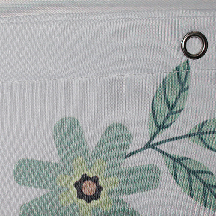 Women's Vintage Floral Print Shower Curtain Kalsten