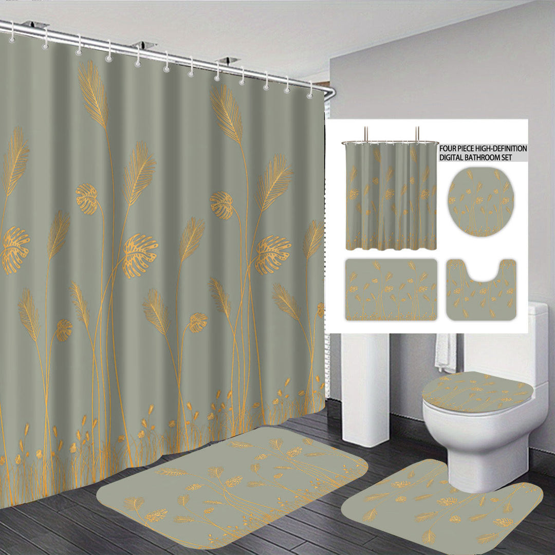 Digital Botanical Bathroom Décor Set Kalsten