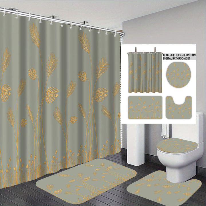 Digital Botanical Bathroom Décor Set Kalsten