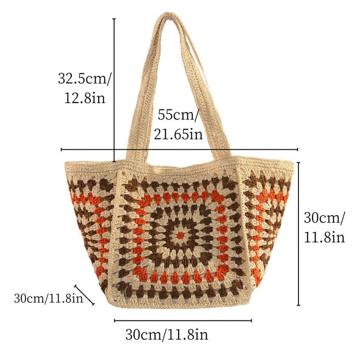 Hand-knotted cotton tote bag Kalsten