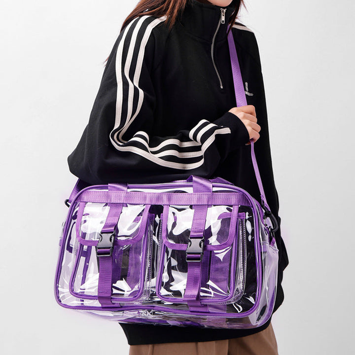 Transparent tote bag with multiple compartments Kalsten